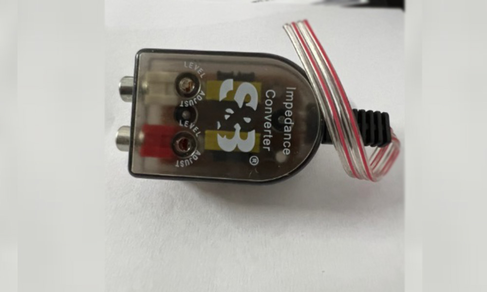 High to Low Speaker Level Converter